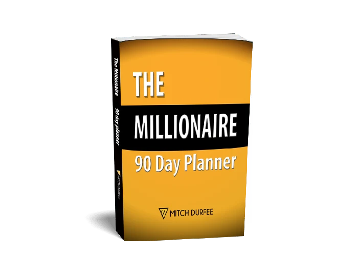 The Millionaire 90 Day Planner book cover